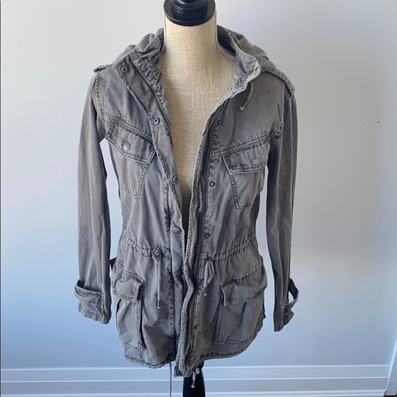 Aritzia Talula Trooper jacket in grey - Picture 3 of 4